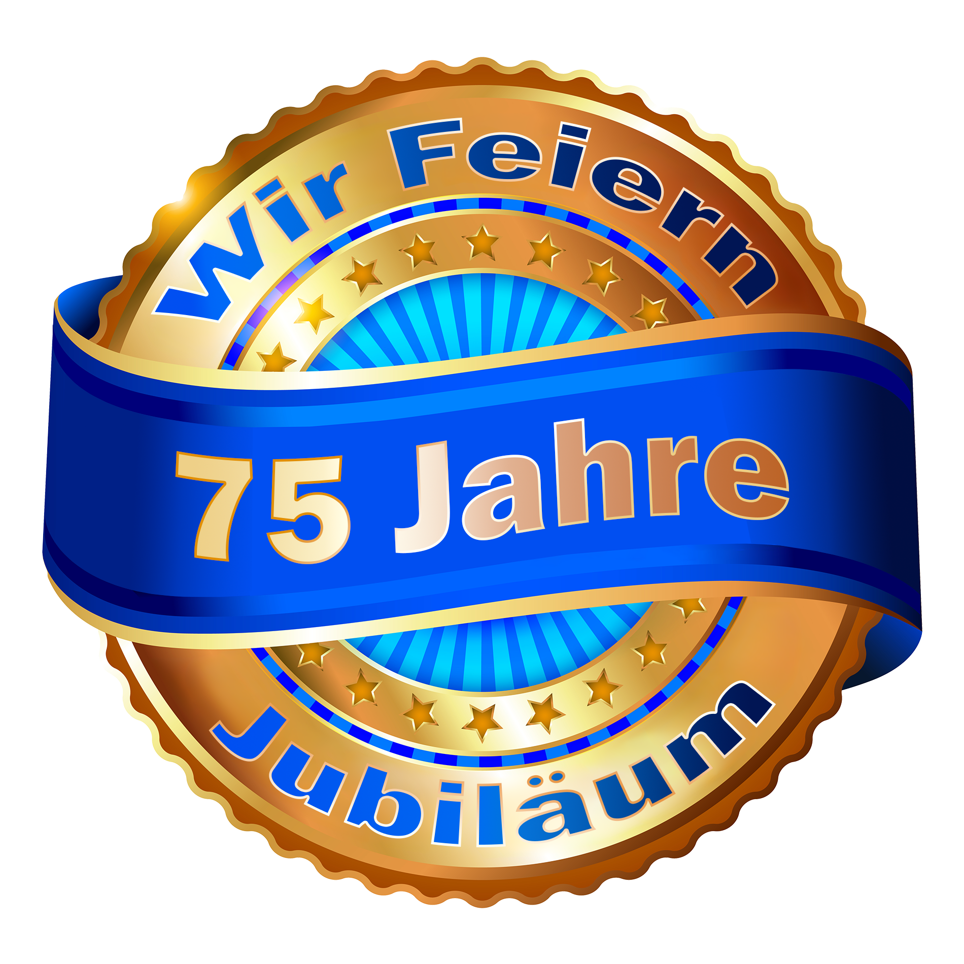 Siegel 75 Jahre Jubiläum